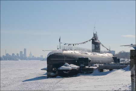 Подводная лодка-музей в Москве